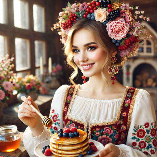 Портреты и шаржи на масленицу