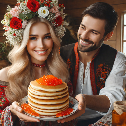 Портреты и шаржи на масленицу