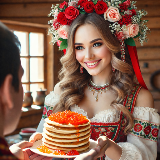 Портреты и шаржи на масленицу