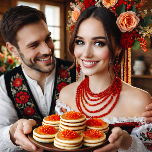 Портреты и шаржи на масленицу