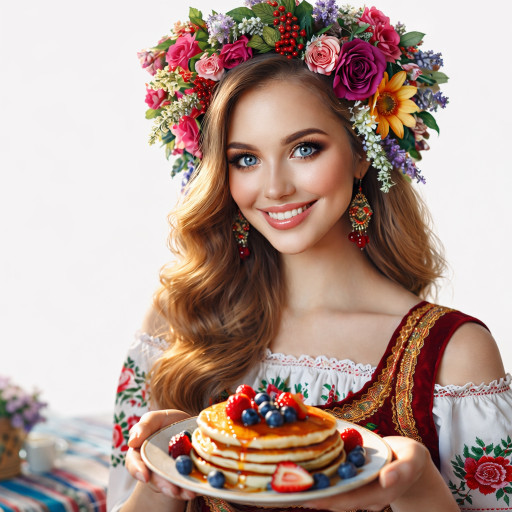 Портреты и шаржи на масленицу