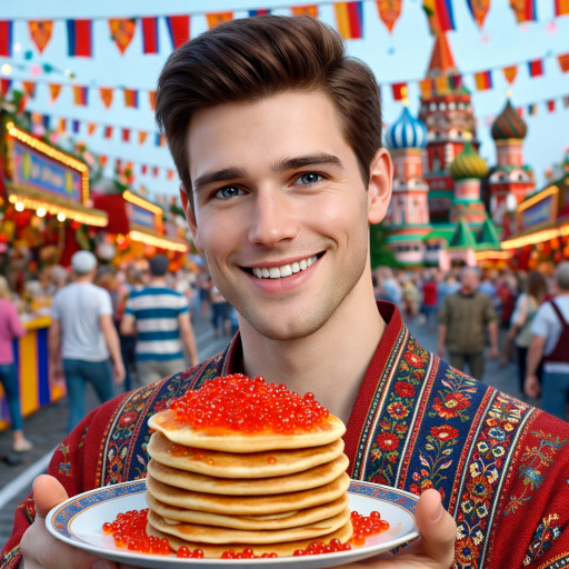 Портреты и шаржи на масленицу