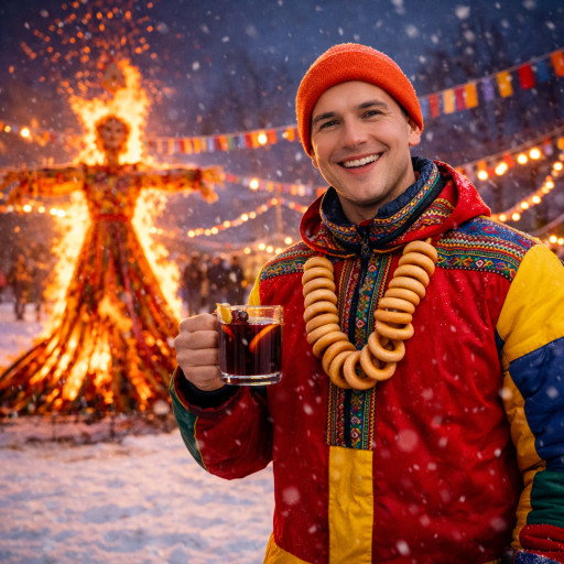 Портреты и шаржи на масленицу