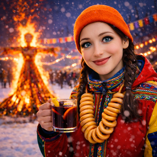 Портреты и шаржи на масленицу