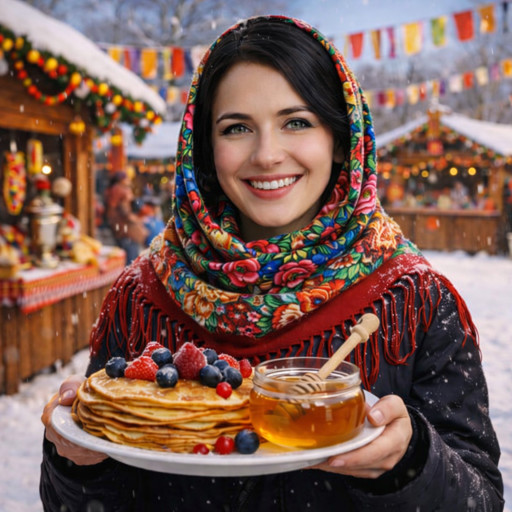 Портреты и шаржи на масленицу