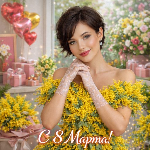 Шаржи и портреты по фото к 8 марта 