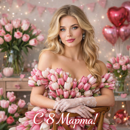 Шаржи и портреты по фото к 8 марта 