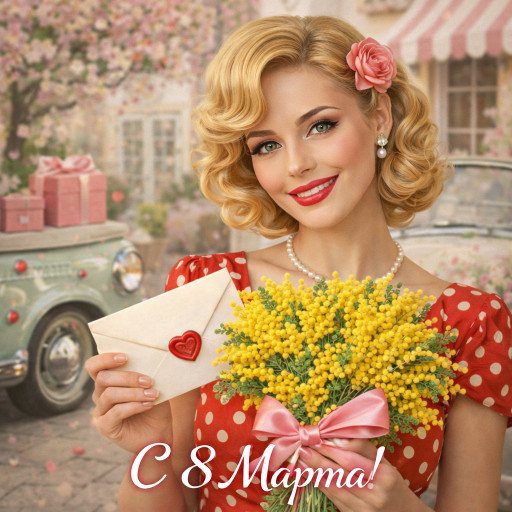 Шаржи и портреты по фото к 8 марта 