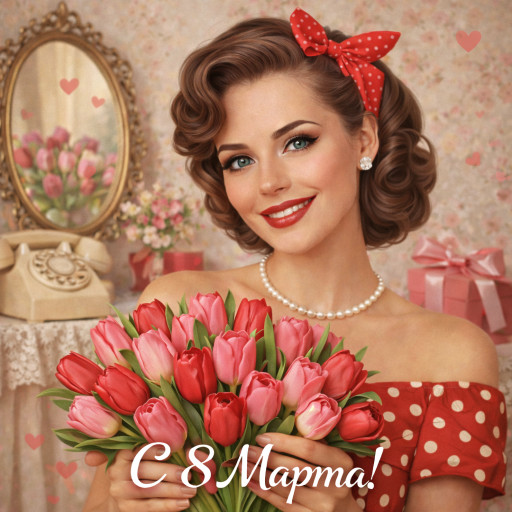 Шаржи и портреты по фото к 8 марта 