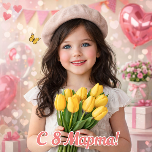 Варианты стилизованных ИИ-портретов для девочек разного возраста