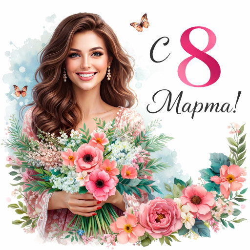 Шаржи и портреты по фото к 8 марта 