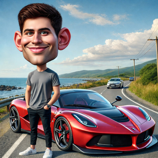 Готовый шарж-подарок мужчине на 1 апреля