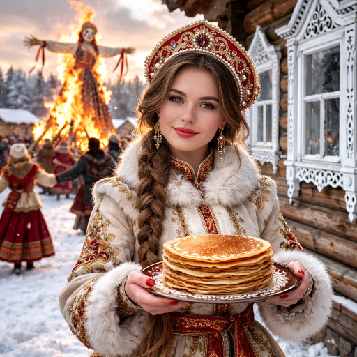 Портреты и шаржи на масленицу