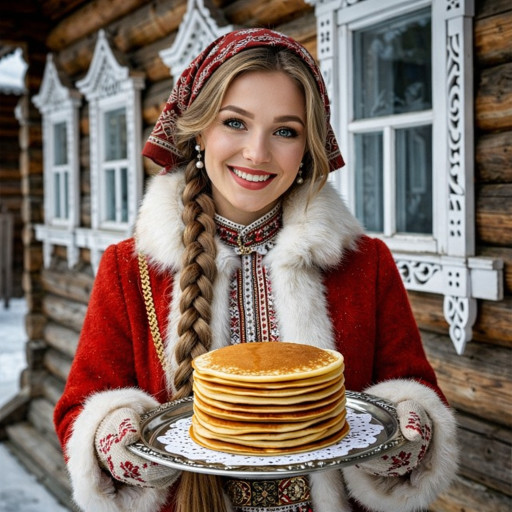 Портреты и шаржи на масленицу