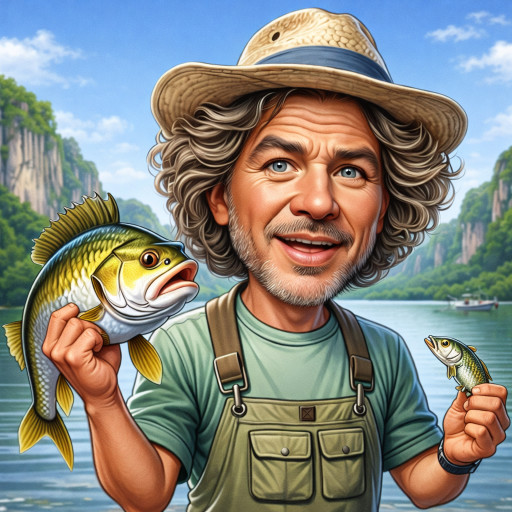 Шарж на охотников и рыбаков