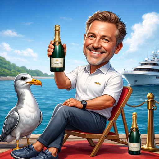 Шарж на охотников и рыбаков