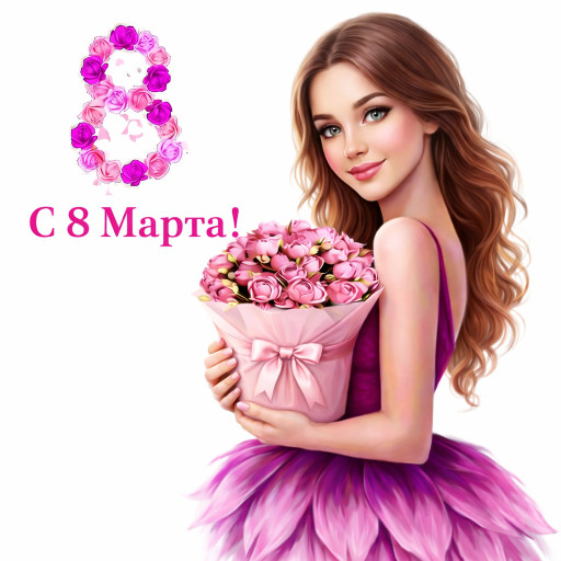 Шаржи и портреты по фото к 8 марта 