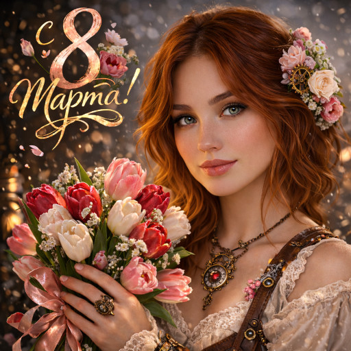 Шаржи и портреты по фото к 8 марта 