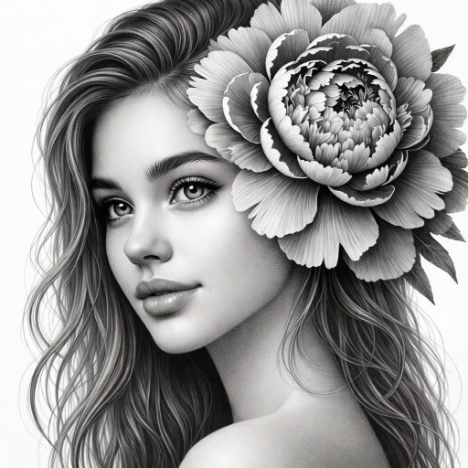 Коллекция женских портретов карандашом в различных стилях: от романтического до классического академического