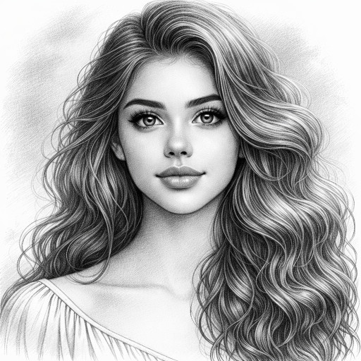 Портреты для женщин карандашом