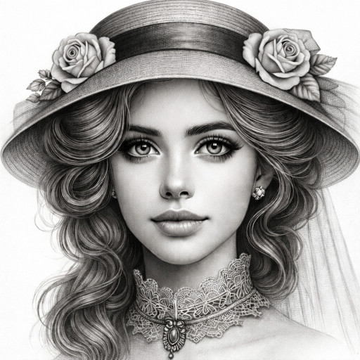 Портреты для женщин карандашом