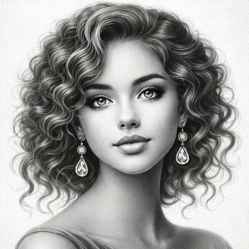 Портреты для женщин карандашом