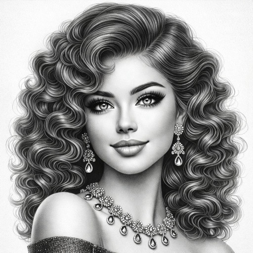 Портреты для женщин карандашом