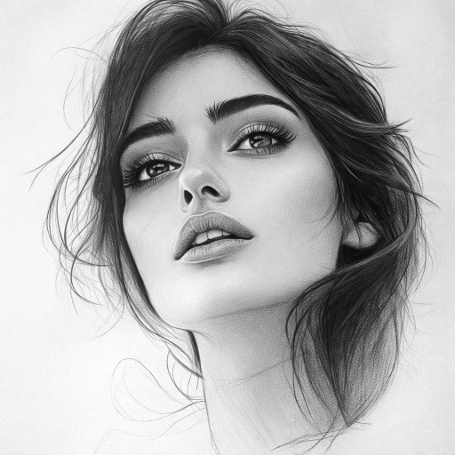 Портреты для женщин карандашом