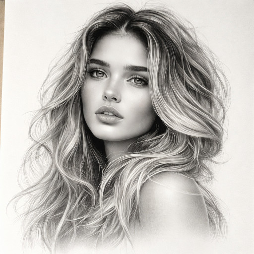 Портреты для женщин карандашом