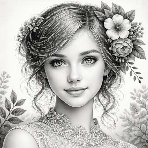 Портреты для женщин карандашом