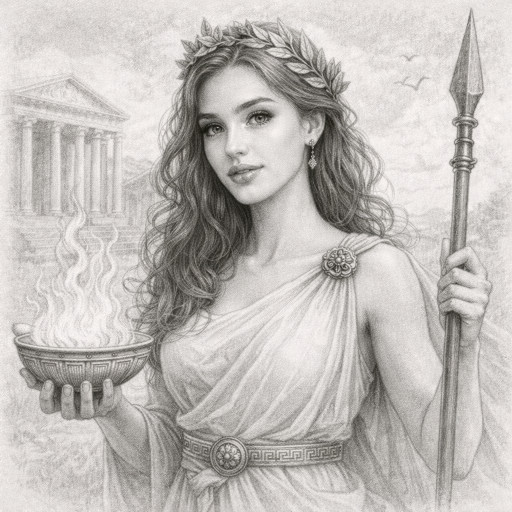 Детальная проработка женского портрета карандашом с особым вниманием к глазам, волосам и мягким линиям лица