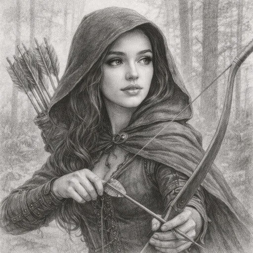 Портреты для женщин карандашом