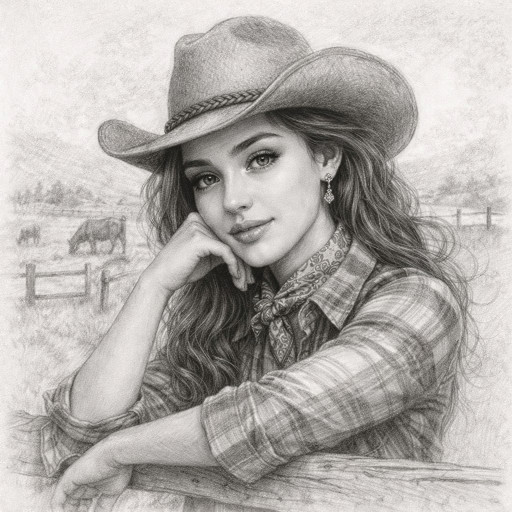 Портреты для женщин карандашом