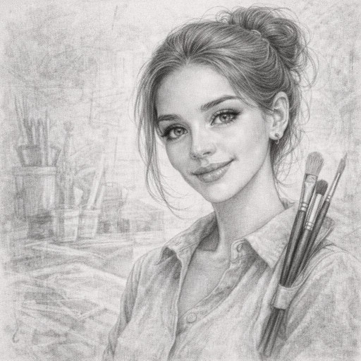 Портреты для женщин карандашом