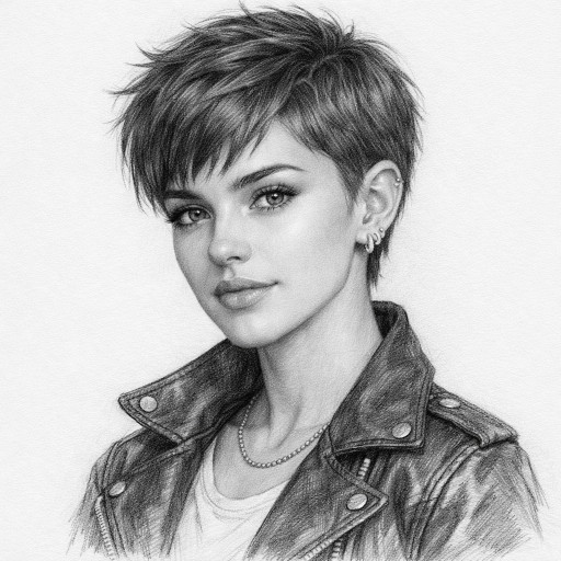 Сравнение фотографии женщины и созданного по ней портрета карандашом, демонстрирующее точность передачи черт и художественное преобразование