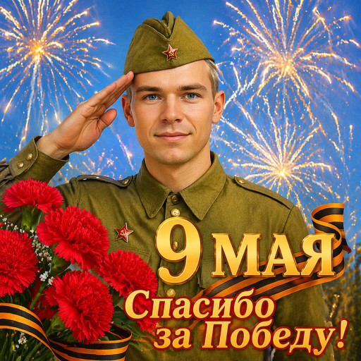 Процесс преобразования старой военной фотографии в цифровой портрет с помощью ИИ