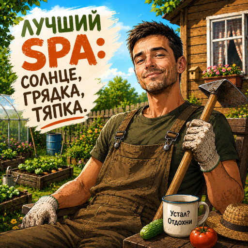 Шарж для дачника