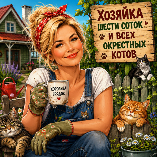 Шарж для дачника