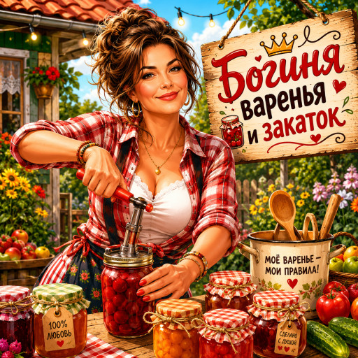 Шарж для дачника