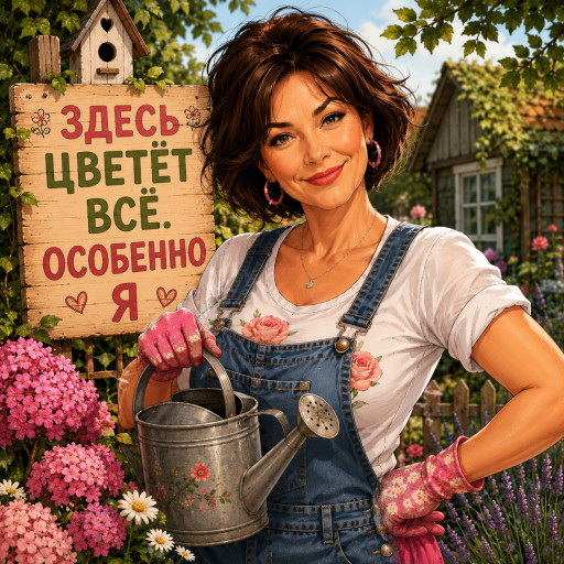 Шарж для дачника