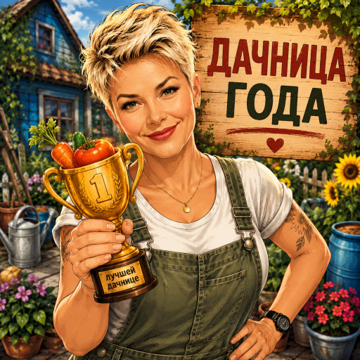 Шарж для дачника
