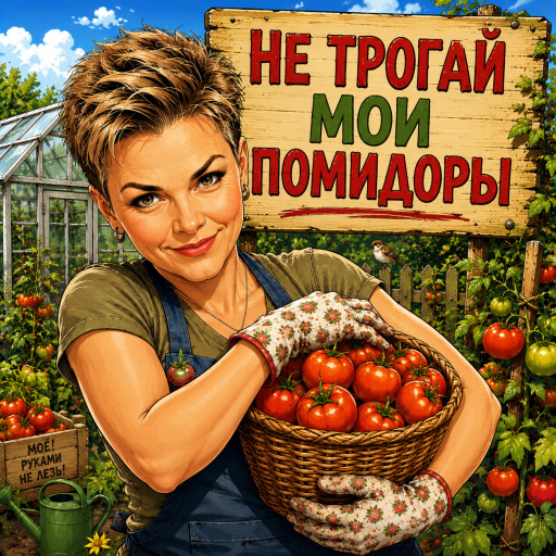 Шарж для дачника