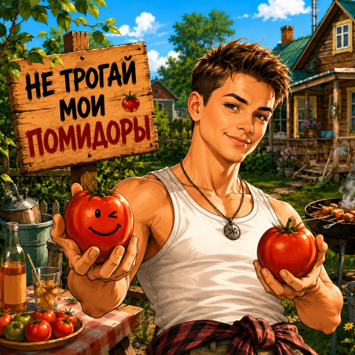 Шарж для дачника