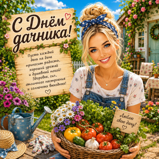 Шарж для дачника