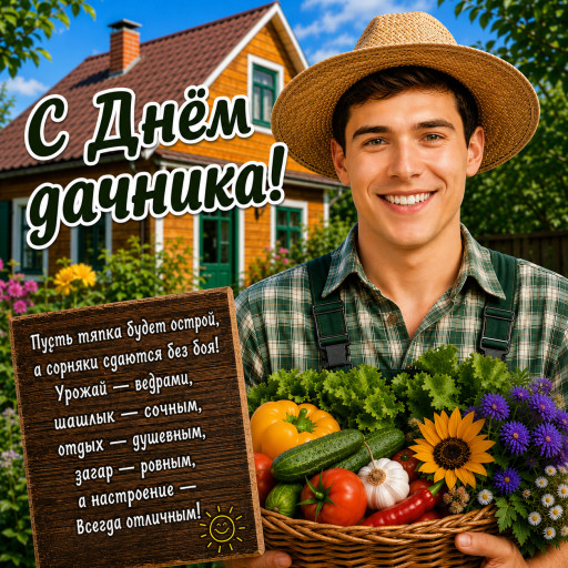 Шарж для дачника