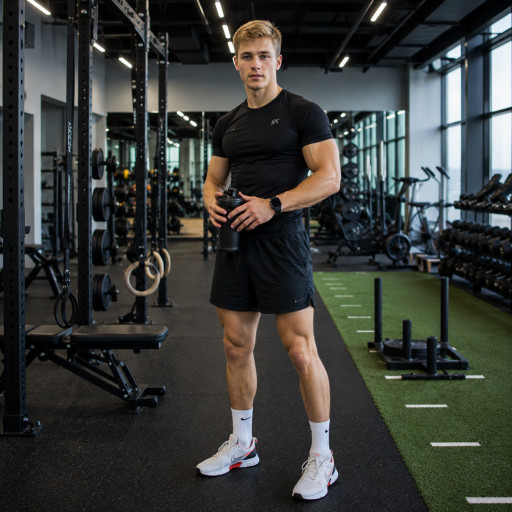 Спортивный шарж по фото — подарок спортсмену — вариант 18