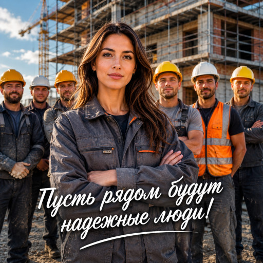 Шарж на День строителя по фото — подарок строителю — вариант 18
