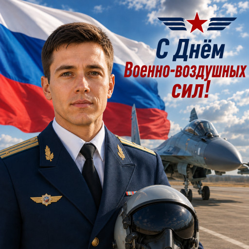 подарок на день ввс портрет пилота по фотографии