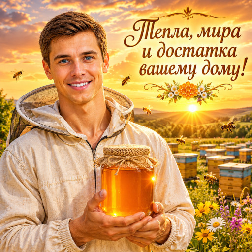 Шарж на Медовый и Яблочный Спас по фото — подарок — вариант 46