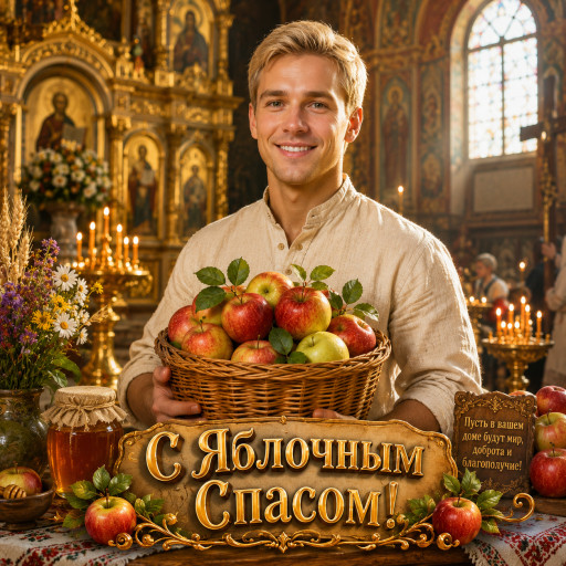 шарж пасечника с ульями и мёдом по фотографии